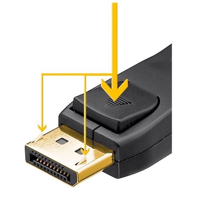 DisplayPort Kabel | DP2.1a (10K 60Hz) | UHBR13.5 (54Gbit/s) | CCS | 1 Meter
