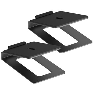 My Wall My Wall Lautsprecher-Schreibtischständer Set | 9,9 x 15,5 cm | bis 10 kg | Schwarz