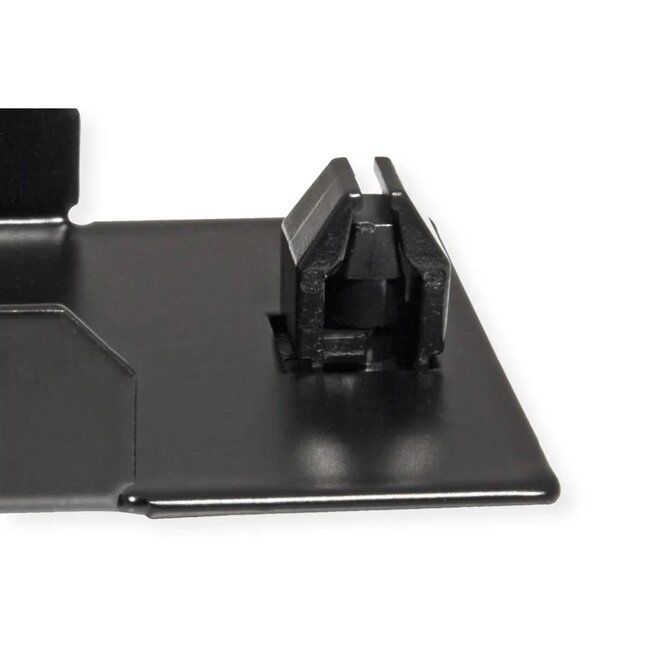 19 Zoll Blindplatte | toolless (Snap-in) | 1U | schwarz