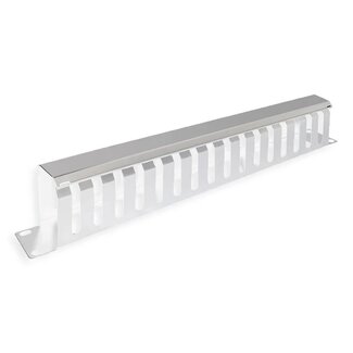 Value 19 Zoll Kabelmanagement-Kanal | 80 mm tief | 1U | grau