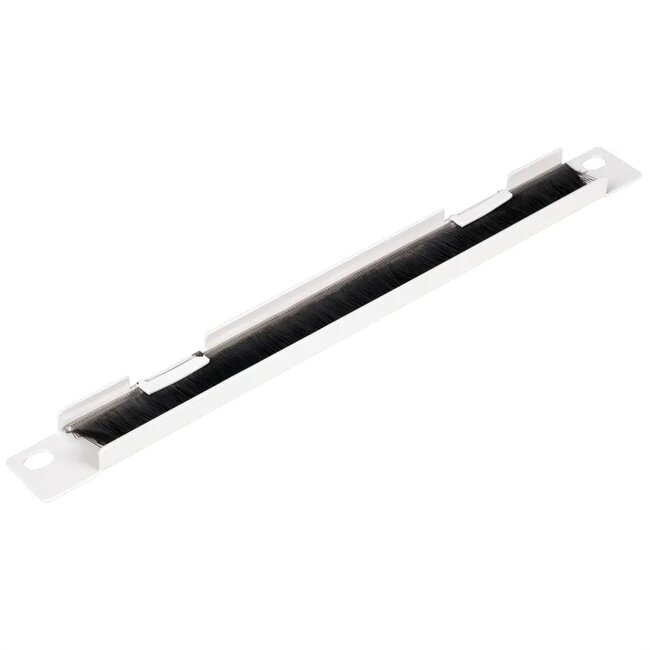 10 Zoll Durchführungsfeld mit Bürste | 0,5U | Grau