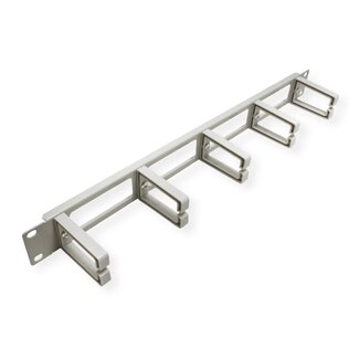 Value 19 Zoll Durchgangspanel mit 5 Öffnungen (C-Typ) | 1U | Grau