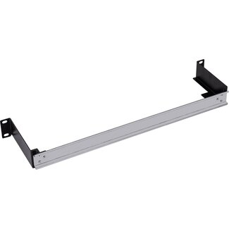 InLine 19 Zoll DIN-Schienenpaneel | 1U | Schwarz/Grau