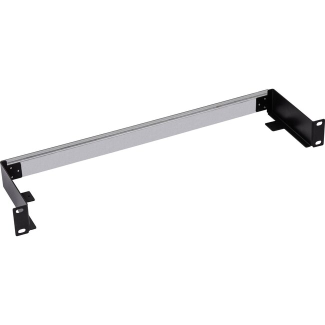 19 Zoll DIN-Schienenpaneel | 1U | Schwarz/Grau