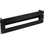 19 Zoll DIN-Schienenpaneel | 3U | Schwarz