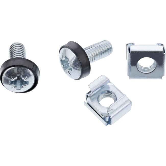 Kabelöse mit Schraublöchern | 40 x 50 mm | Schwarz