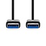 Nedis USB-A Kabel | USB 3.0 5 Gbps | bis 2A | Schwarz | 2 Meter