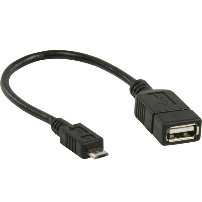 Nedis Micro USB-auf USB-A Adapter | USB 2.0 | OTG | 0,20 m