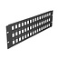 Delock 19 Zoll Patchpanel | 48 Keystone Module | 3U | Schwarz