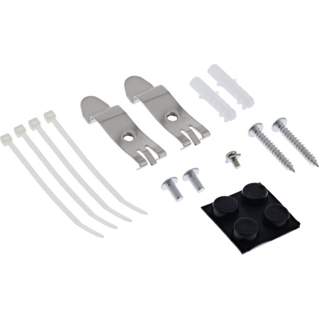 InLine Ausgabebox | für 4 Keystone-Module | Tisch- und DIN-Schienenmontage | schwarz