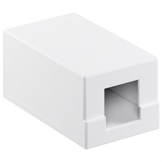 Goobay Ausgangsbox | für 1 Keystone-Modul | weiß