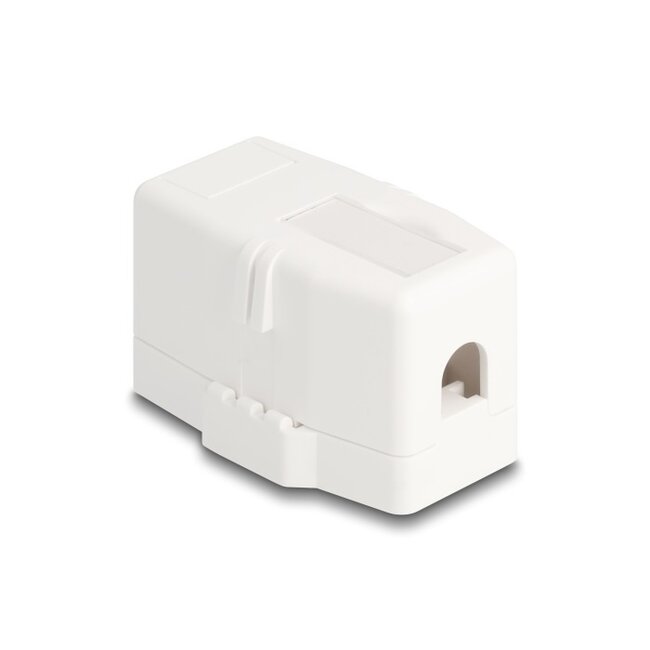 Ausgangsbox mit magnetischem Boden | für 1 Keystone-Modul | weiß