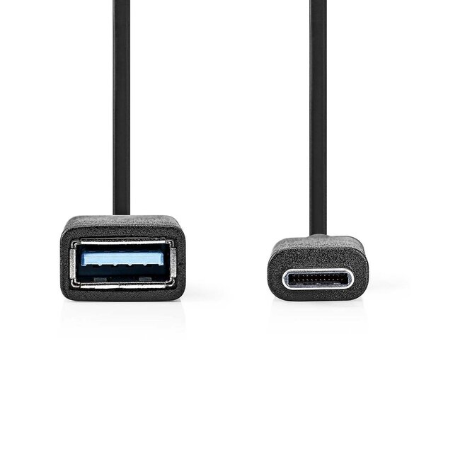 Nedis USB-C (m) auf USB-A (w) Adapter | USB 3.0 | OTG | 0,15 m