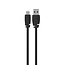 Sinox PRO USB-C auf USB-A Kabel | USB 3.0 | bis 3A | Schwarz | 1 Meter