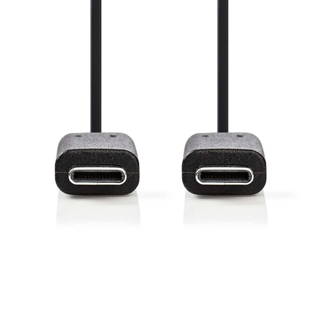 Nedis USB-C Kabel | USB 3.0 5 Gbps | PD 60W | 4K 60Hz | Schwarz | 2 Meter