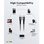 Goobay USB-C Supersoft Textilkabel | USB 2.0 | PD 60W | Schwarz | 1 Meter