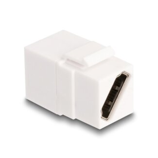 DeLOCK HDMI Keystone Modul | HDMI 2.1 (8K 60Hz + HDR) | Weiß
