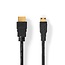 Nedis Mini HDMI auf HDMI Kabel | HDMI1.4 (4K 30Hz) | 2 Meter