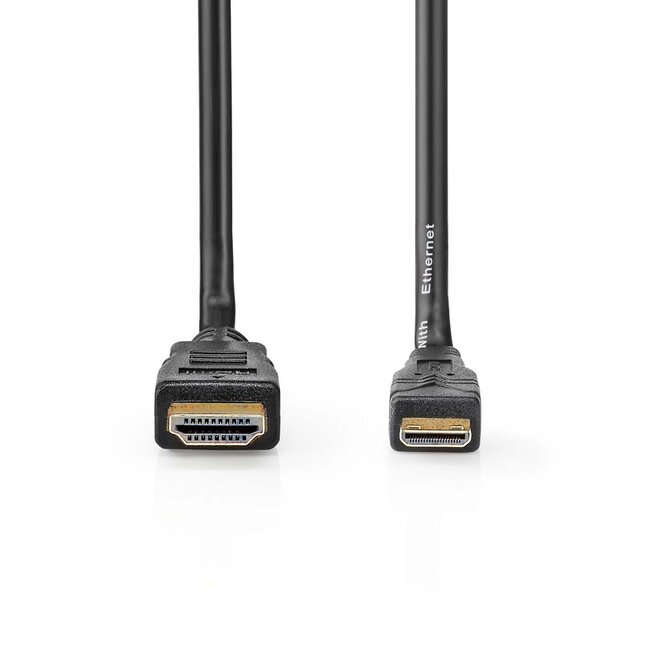 Nedis Mini HDMI auf HDMI Kabel | HDMI1.4 (4K 30Hz) | 2 Meter