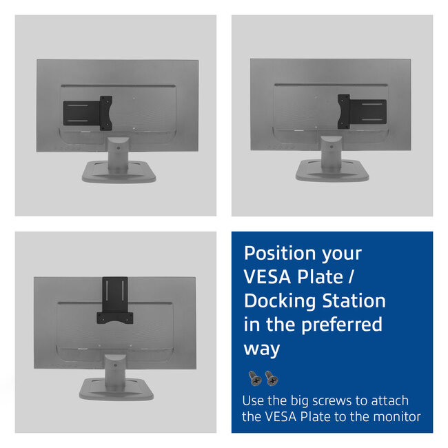 VESA-Adapterplatte für ACT USB-C Dockingstation AC7150