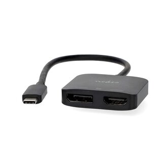 Nedis Nedis USB-C auf HDMI & DisplayPort Adapter | 4K 60Hz | 0,20 m