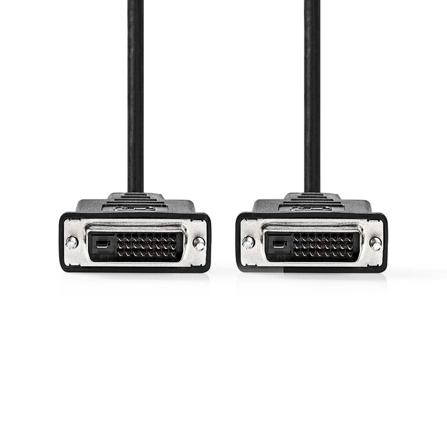 Nedis DVI-D Dual Link Monitor-Kabel | Schwarz | 2 Meter