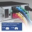 C15 - C14 Stromkabel für UPS/PDU | 3x 1,00mm² Gummi | Blau | 5 Meter