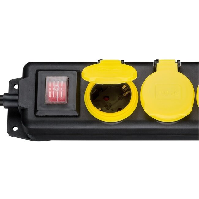 Goobay IP44 Outdoor-Steckdosenleiste | 3-fach | 3 Meter