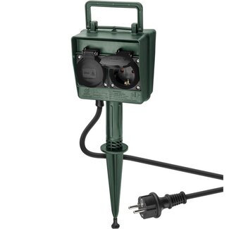 Goobay Goobay IP44 Outdoor-Steckdosenleiste | 4 Steckplätze | Erdungsstift | 2 Meter