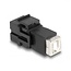 USB-B Keystone Modul | USB 2.0 | Schwarz