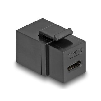 DeLOCK USB-C Keystone Modul | USB 2.0 | Schwarz