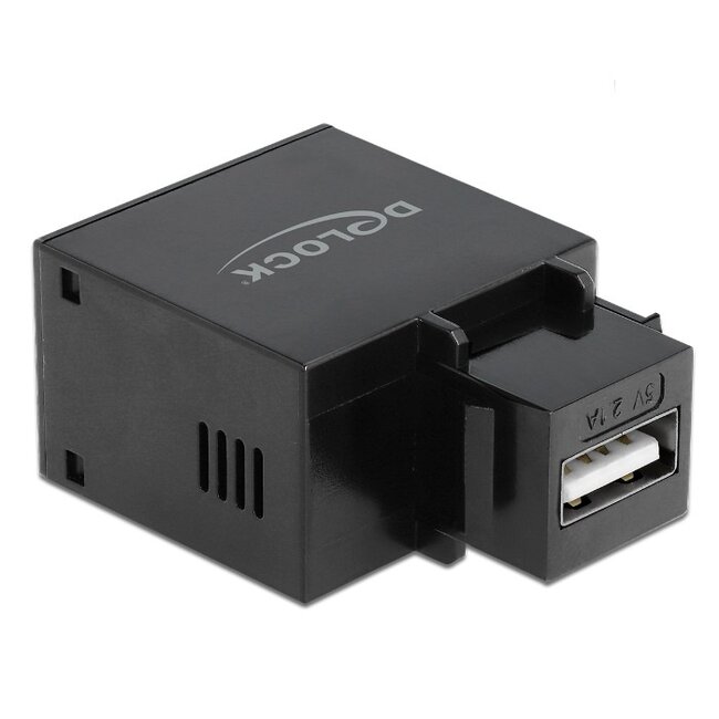 USB-A Keystone Ladegerät Modul 10,5W Schwarz