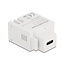 USB-C Keystone Modul USB-Ladegerät | 10,5W | Weiß