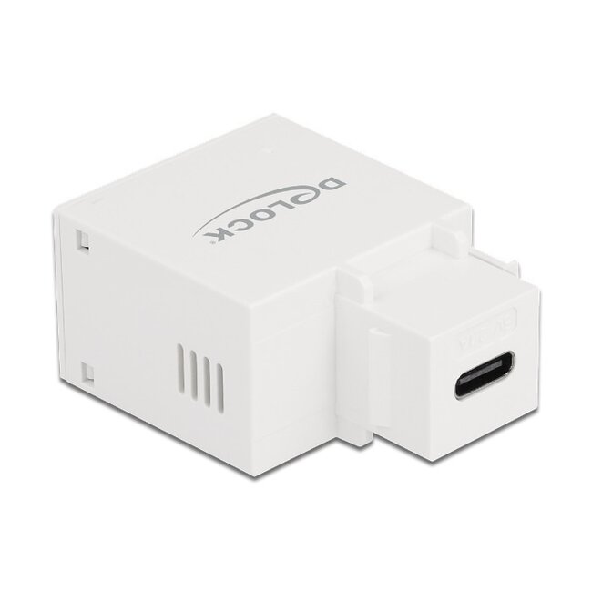 USB-C Keystone Modul USB-Ladegerät | 10,5W | Weiß