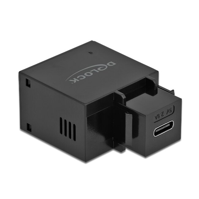 USB-C Keystone Modul USB-Ladegerät | 10,5W | Schwarz