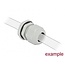 Kabelverschraubung PG9 4-8 mm IP68 Grau 10 Stück