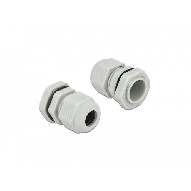 Kabelverschraubung PG11 5-10 mm IP68 Grau 10 Stück