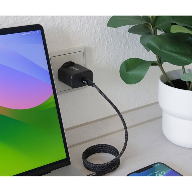InLine USB Heimladegerät | 1x USB-C PD | GaN | 65W