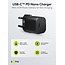 Goobay Nano USB-C PD Heimladegerät 30W mit Lightning-Kabel 1m Schwarz