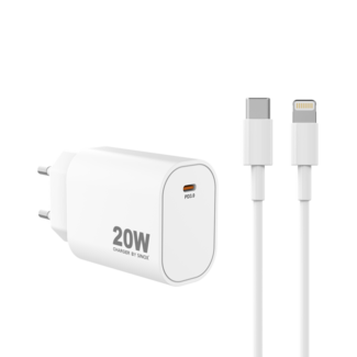 Sinox Sinox PRO USB-C PD Heimladegerät | 20W | Lightning Kabel 2m separat