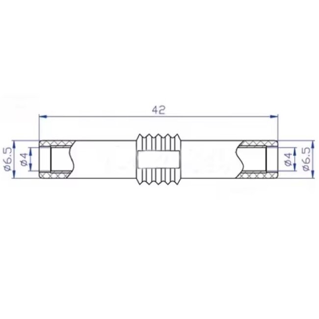 Bananenstecker Verbinder Set | 1x Rot + 1x Schwarz