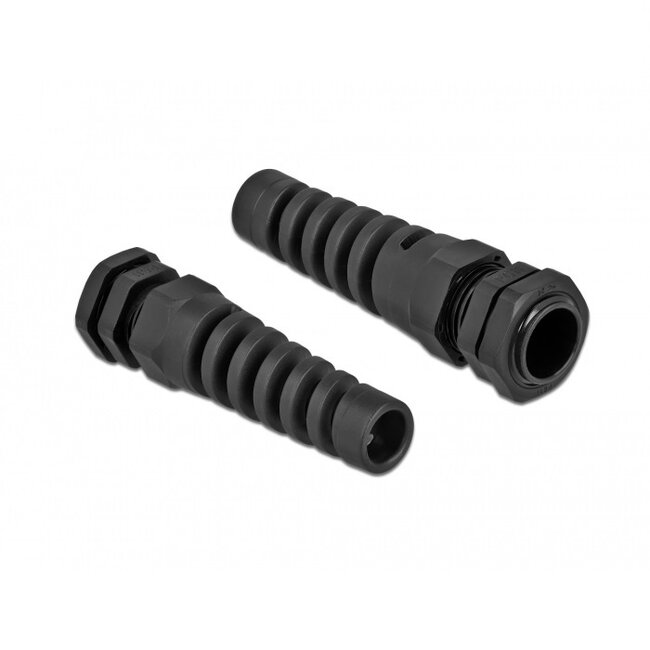 Kabelverschraubung mit Zugentlastung | PG11 | 5-10 mm | IP68 | Schwarz | 1 Stück