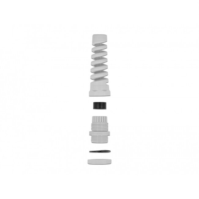 Kabelverschraubung mit Zugentlastung | PG11 | 5-10 mm | IP68 | Grau | 1 Stück