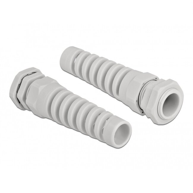 Kabelverschraubung mit Zugentlastung PG13.5 6-12 mm IP68 Grau 1 Stück