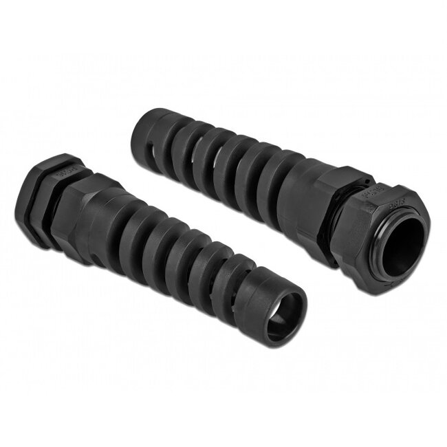 Kabelverschraubung mit Zugentlastung PG16 10-14 mm IP68 Schwarz 1 Stück