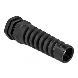DeLOCK Kabelverschraubung mit Zugentlastung | PG21 | 13-18 mm | IP68 | Schwarz | 1 Stück