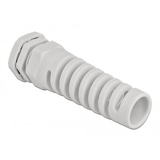 DeLOCK Kabelverschraubung mit Zugentlastung | PG21 | 13-18 mm | IP68 | Grau | 1 Stück