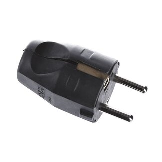 Bachmann Bachmann CEE 7/7 Schutzkontaktstecker gerade schwarz