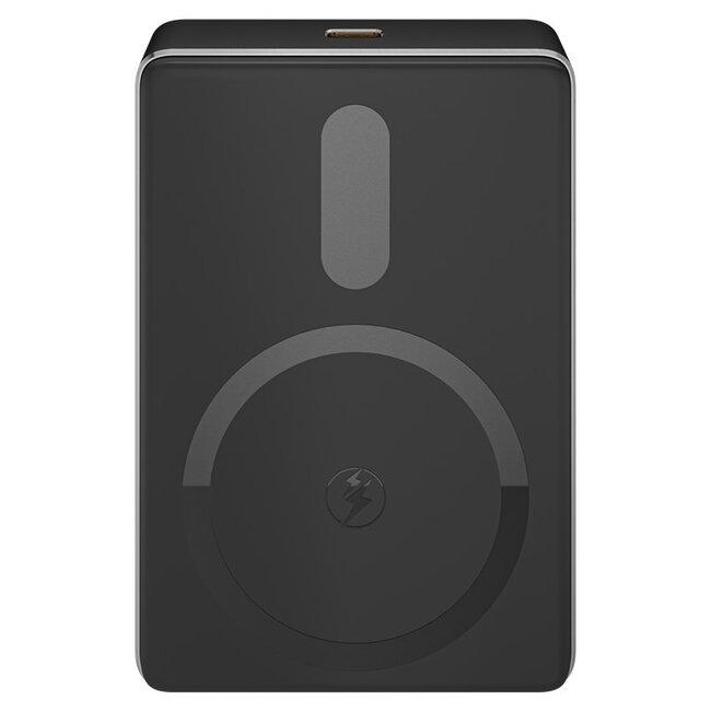 Goobay Powerbank | Kabelloses Laden + USB-C PD 20W | Qi + MagSafe | 10.000 mAh