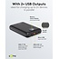 Goobay Kompakte Powerbank | USB-C PD 20W + USB-A QC | 10.000 mAh